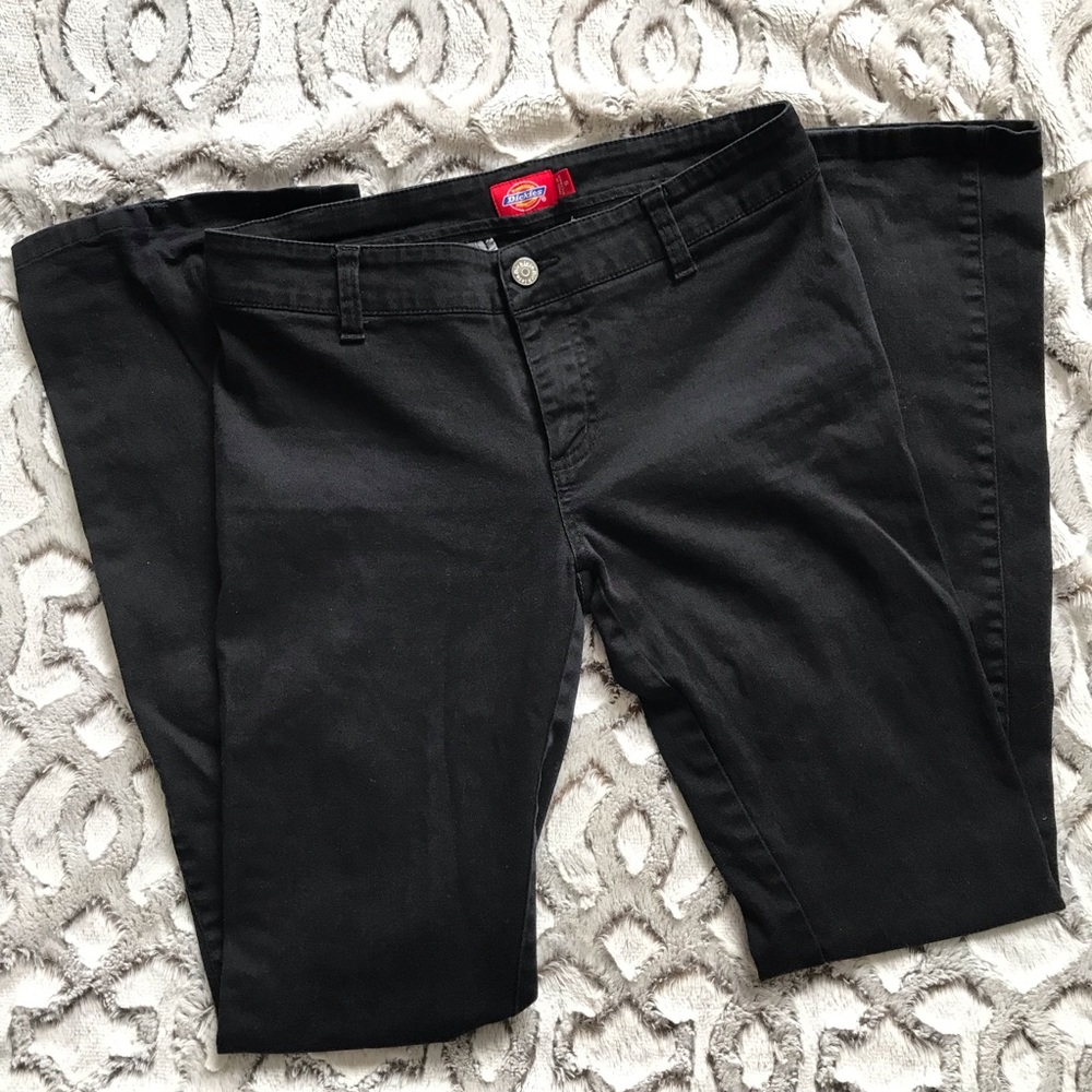 Dickies Girl Juniors' Slim Fit Bootcut Leg Pants